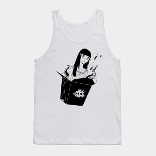 Anime School Girl Take Out With Tentacles Tank Top